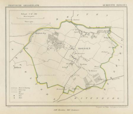 HORSSEN - Kuijper / Suringar - 1867