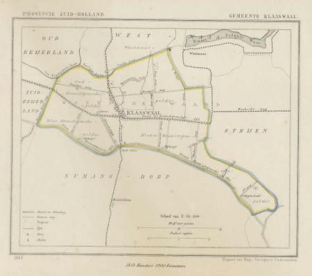 KLAASWAAL - Kuijper / Suringar - 1865