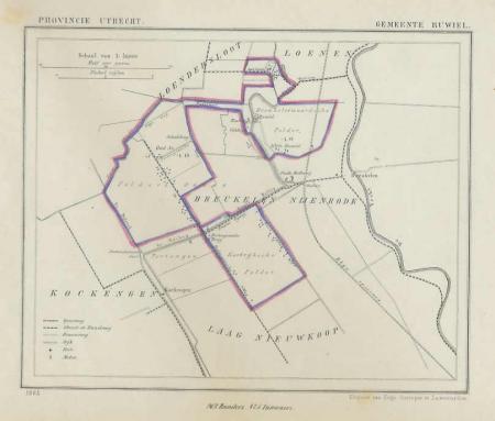 RUWIEL - Kuijper / Suringar - 1865