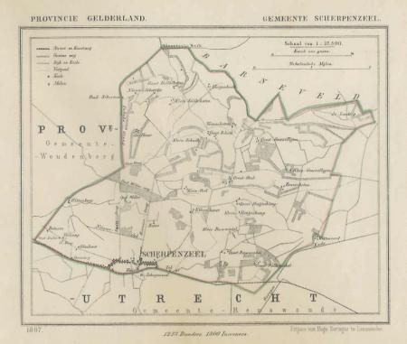 SCHERPENZEEL - Kuijper / Suringar - 1867