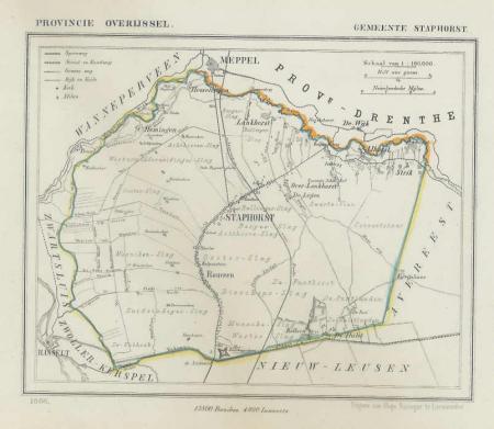 STAPHORST - Kuijper / Suringar - 1866