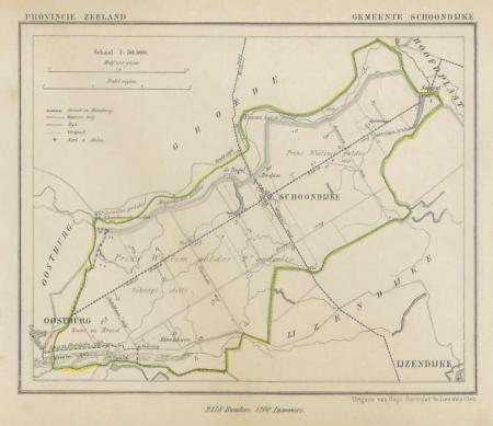 SCHOONDIJKE - Kuijper/Suringar - ca. 1867