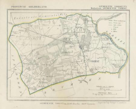 VOORST - Kuijper / Suringar - 1866