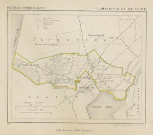 WIJK AAN ZEE EN DUIN - Kuijper / Suringar - 1867