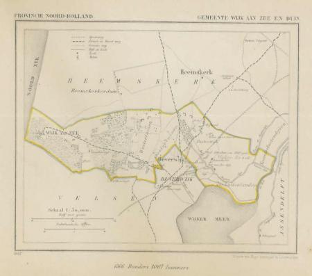 WIJK AAN ZEE EN DUIN - Kuijper / Suringar - 1867