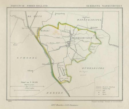 WARMENHUIZEN - Kuijper / Suringar - 1865