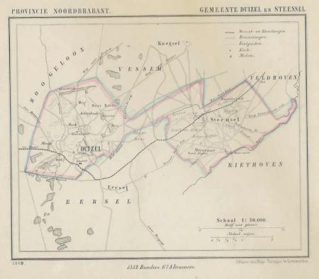 DUIZEL en STEENSEL - Kuijper / Suringar - 1869