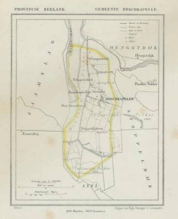 VOGELWAARDE (BOSCHKAPELLE) - Kuijper / Suringar - 1865