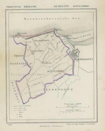 DUIVENDIJKE - Kuijper / Suringar - 1866