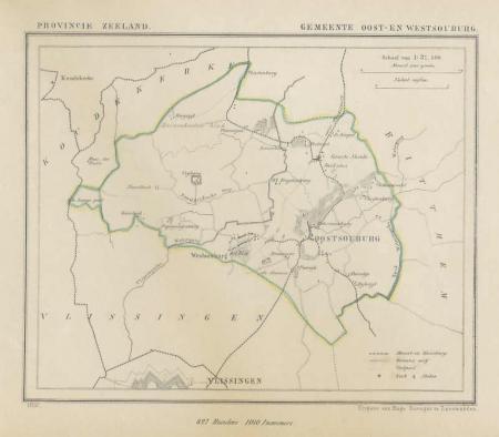 OOST - EN WESTSOUBURG - Kuijper / Suringar - 1867