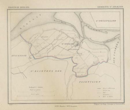 SINT ANNALAND - Kuijper / Suringar - 1867