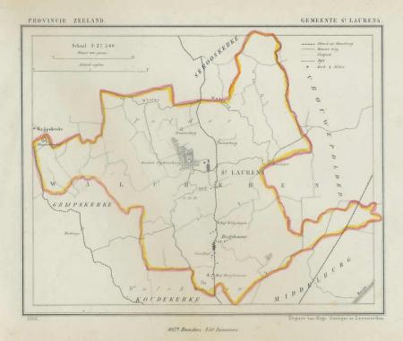 SINT LAURENS - Kuijper / Suringar - 1866