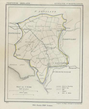 SINT MAARTENSDIJK - Kuijper / Suringar - 1866