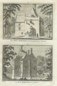 NOORDWIJKERHOUT: Huis Boekhorst - H Spilman - ca. 1750