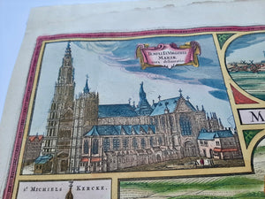 België Antwerpen Belgium - CJ Visscher / Nicolaes Visscher I - circa 1660