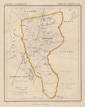 VALKENSWAARD - Kuijper / Suringar - 1866