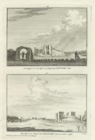 OOSTVOORNE Hof en Burgt - H Spilman - ca. 1750