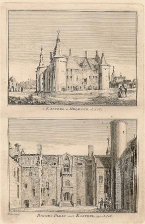 HELMOND Kasteel - H Spilman - ca. 1750