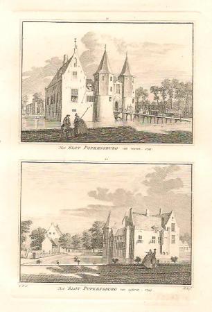 SINT LAURENS Slot Popkensburg - H Spilman - ca. 1750