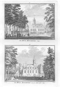 OOSTKAPELLE Huis Rijnsburg, - H Spilman - ca. 1750