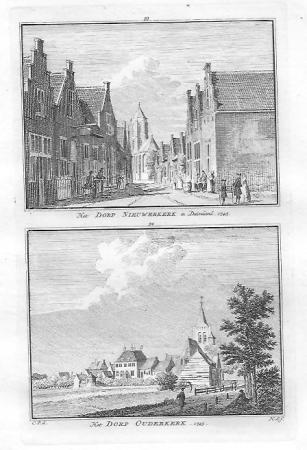 NIEUWERKERK / OUWERKERK - H Spilman - ca. 1750