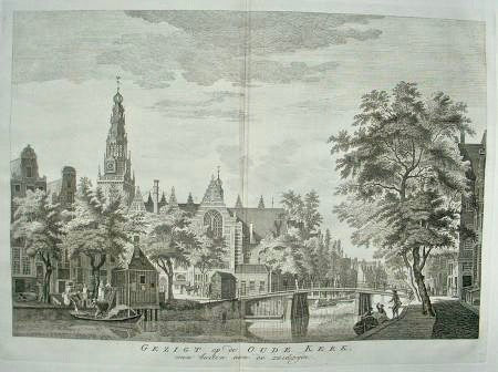 AMSTERDAM Oude Kerk - I Tirion / J Wagenaar - 1765