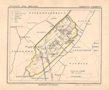 VOORHOUT - J Kuijper / H Suringar - ca. 1867