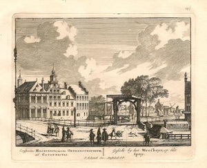 DEN HAAG ('s Gravenhage) Spui - P Schenk - ca. 1705