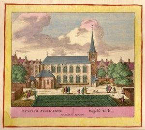 AMSTERDAM Engelse kerk - P Schenk - ca. 1708