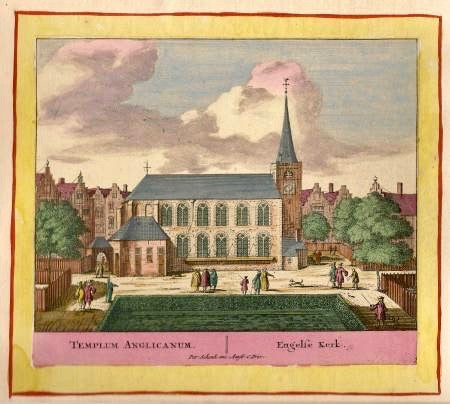 AMSTERDAM Engelse kerk - P Schenk - ca. 1708