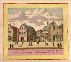 AMSTERDAM Vleeshallen - P Schenk  1798 - ca. 1708