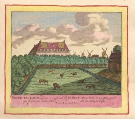 AMSTERDAM Pesthuis - P Schenk - ca. 1708