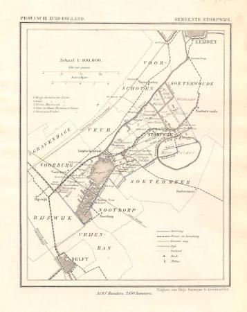 STOMPWIJK - Kuijper / Suringar - ca. 1867