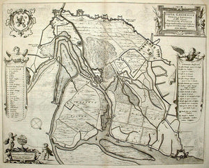 SAS VAN GENT Sassa Gandensis Obsessa et Expugnata (...) - J Blaeu - 1649