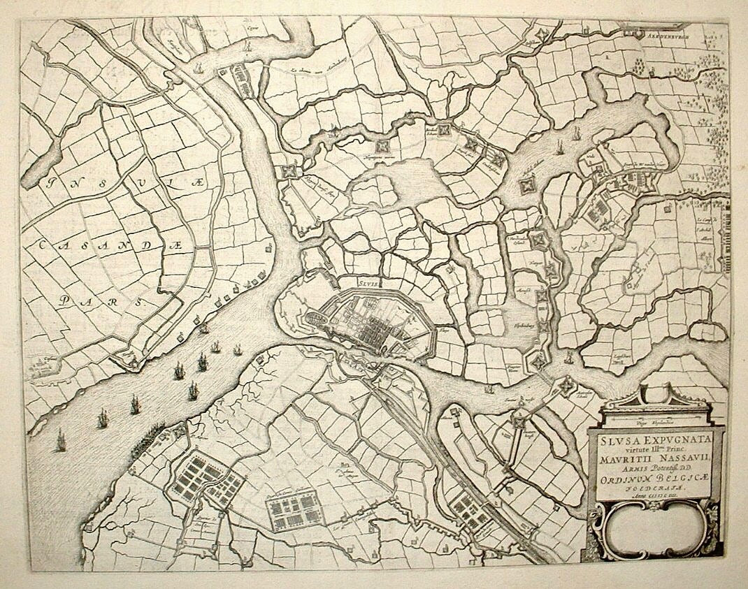 SLUIS Slusa Expugnata (...) - J Blaeu - 1649