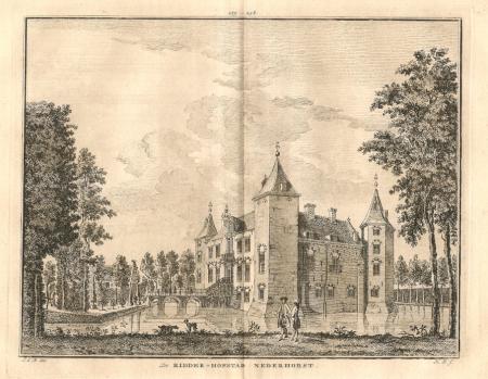 NEDERHORST DEN BERG Ridderhofstad Nederhorst - H Spilman - ca. 1750