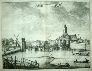 AMSTERDAM Haarlemmerpoort - C Commelin - 1693