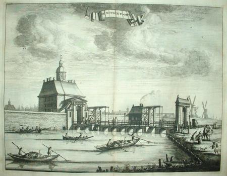 AMSTERDAM Muiderpoort - C Commelin - 1693