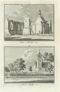 BERGEN Kerk en Ramp - H Spilman - ca. 1750