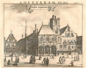 AMSTERDAM Oude Stadhuis - C Commelin - 1693