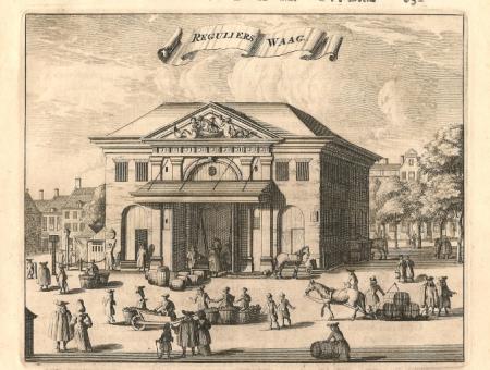 AMSTERDAM Regulierswaag - C Commelin - 1693