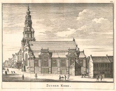 AMSTERDAM Zuiderkerk - Erven J Ratelband - 1737