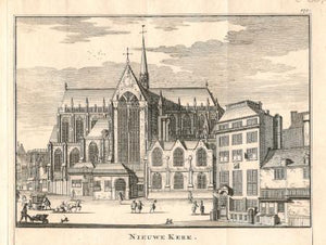 AMSTERDAM Nieuwe Kerk - Erven J Ratelband - 1737