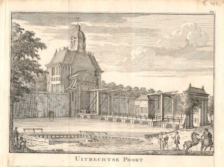 AMSTERDAM Utrechtse Poort - Erven J Ratelband - 1737