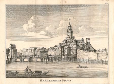 AMSTERDAM Haarlemmer Poort - Erven J Ratelband - 1737