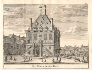 AMSTERDAM Waag op de Dam - Erven J Ratelband - 1737