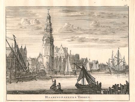 AMSTERDAM Haringpakkerstoren - Erven J Ratelband - 1737