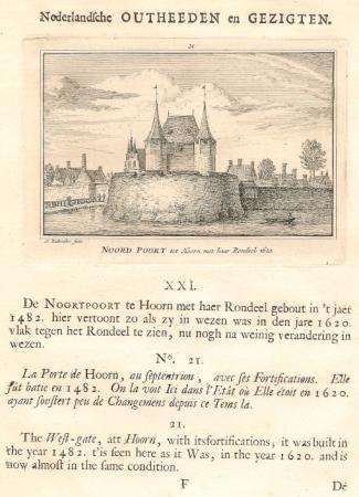 HOORN Noordpoort - A Rademaker - 1725