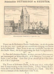 AMSTERDAM Kloveniersdoelen - A Rademaker - 1725
