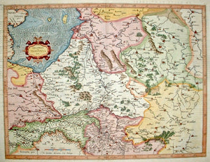 GELDERLAND - G Mercator 1585 / ed J Hondius - 1619